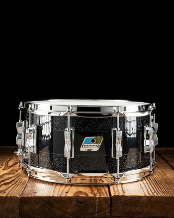 Ludwig LS903V - 6.5"x14" Vistalite Snare Drum - Black Sparkle Smoke