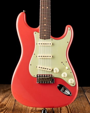 Fender Custom Shop Time Machine Journeyman Relic '64 Stratocaster - Faded Aged Fiesta Red
