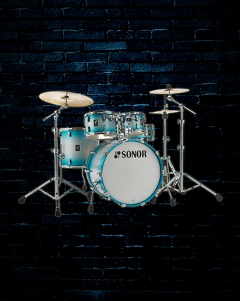 Sonor AQ2 Maple Studio 5-Piece Drum Set - Aqua Silver Burst