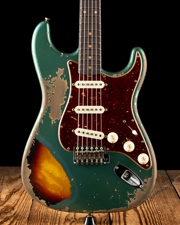 Fender Custom Shop Roasted '61 Strat - Aged Sherwood Metallic
