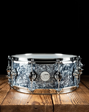 Drum Workshop 5.5"x14" Design Series Snare Drum - Silver Slate Marine