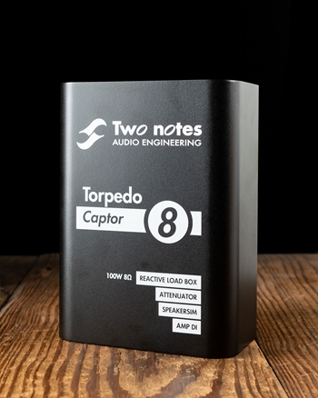 Two Notes Torpedo Captor Loadbox/DI/Attenuator (8-Ohm)