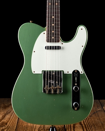 Fender Custom Shop Limited Edition 1960 Journeyman Relic Telecaster - Aged Sage Green Metallic
