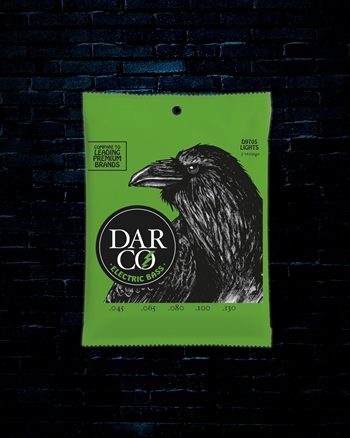 Darco D9705 Nickel Wound 5-String Electric Bass Strings - Light (45-130)
