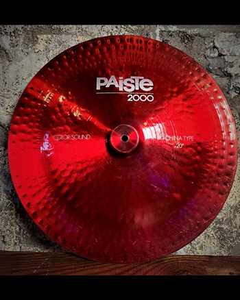 Paiste 20" 2000 Colorsound China - Red *USED*