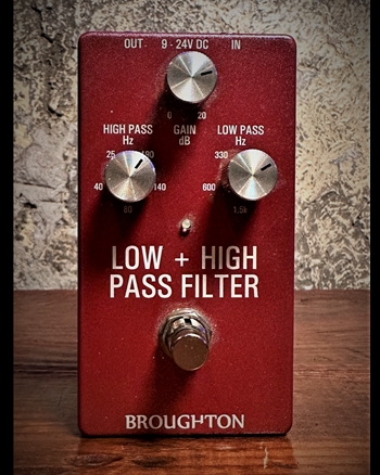 Broughton Audio Low + High Pass Filter Pedal *USED*