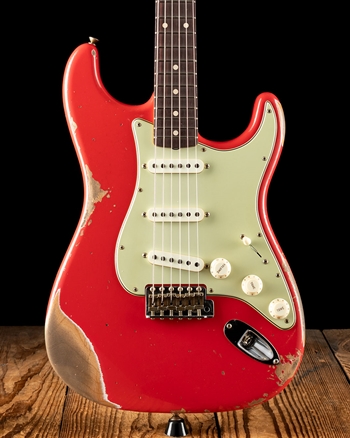 Fender Custom Shop '62/'63 Heavy Relic Strat - Aged Fiesta Red.