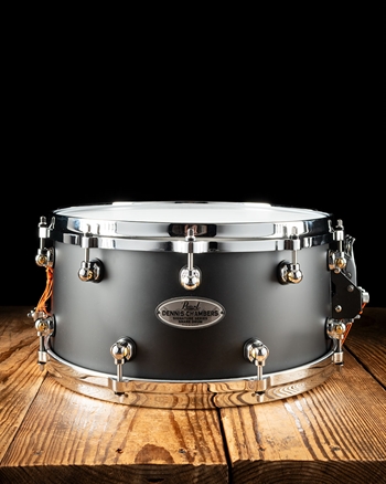 Pearl DC1465S/C 6.5"x14" Dennis Chambers Signature Snare Drum - Matte Black