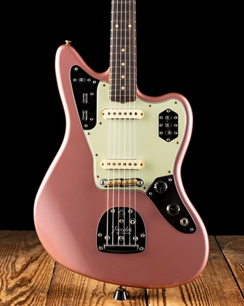 Fender Custom Shop 1964 Journeyman Relic Jaguar - Faded Aged Burgundy Mist Metallic