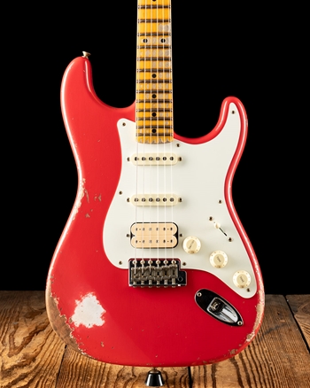 Fender Custom Shop '57 Heavy Relic Stratocaster HSS - Aged Fiesta Red