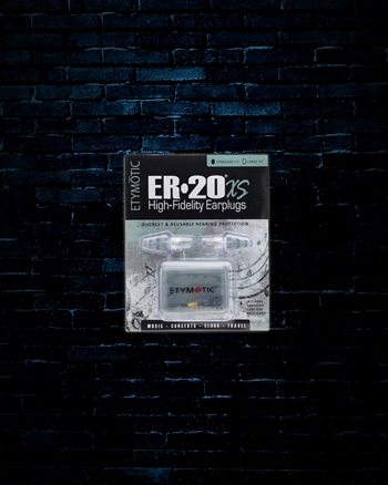 ETY Plug ER-20XS Standard Size High Fidelity Earplugs - Clear
