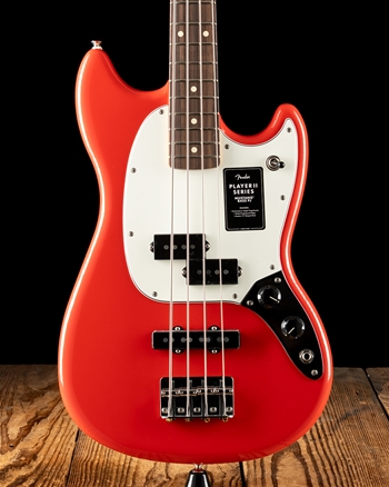 Fender Player II Mustang Bass PJ - Coral Red