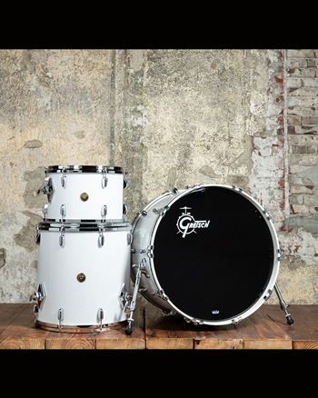 Gretsch USA Custom 3-Piece Drum Set - White Glass