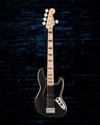 Squier Affinity Series Active Jazz Bass V - Black Metallic