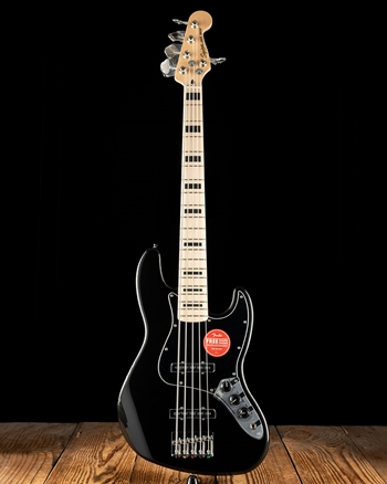 Squier Affinity Series Active Jazz Bass V - Black Metallic