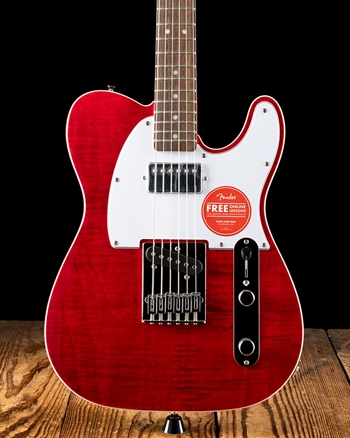 Squier Affinity Series Telecaster FMT SH - Crimson Red Transparent