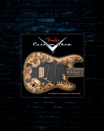 Fender Custom Shop 2025 Calendar