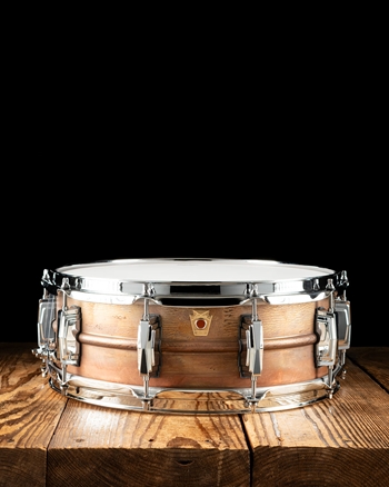 Ludwig LC661 5"x14" Raw Copperphonic Snare Drum