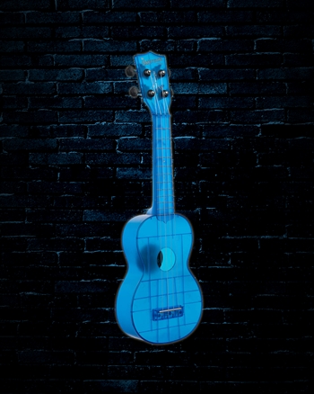 Kala Soprano Waterman Ukulele - Cobalt Blue Transparent