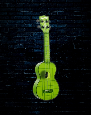 Kala Soprano Waterman Ukulele - Jade Green Transparent