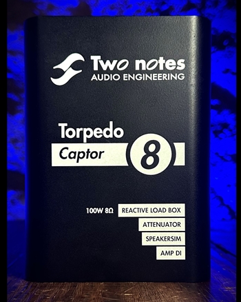 Two Notes Torpedo Captor Loadbox/DI/Attenuator (8-Ohm) *USED*