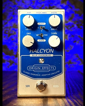 Origin Effects Halcyon Blue Overdrive Pedal *USED*