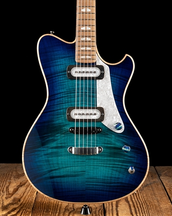 Powers Electric A-Type Select Maple - Blue Lagoon