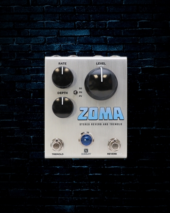 Keeley Zoma Stereo Reverb & Tremolo Pedal