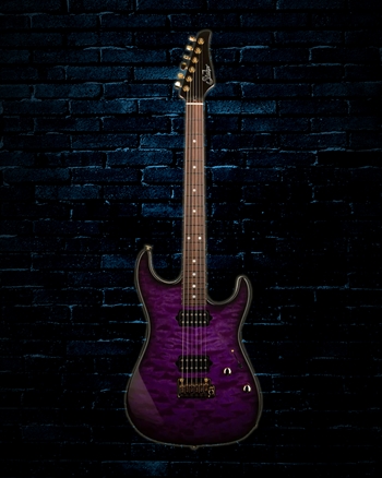 Suhr Limited Edition Standard Thin Burst - Trans Purple