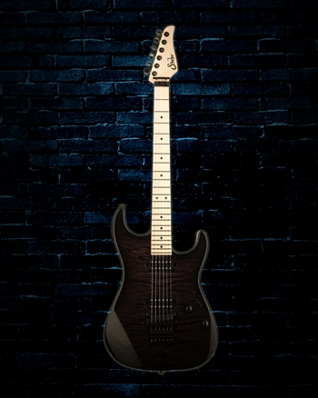 Suhr Limited Edition Standard Thin Burst - Trans Black