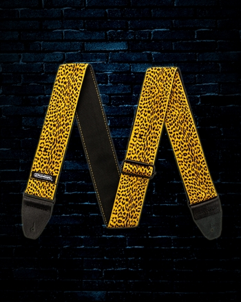 Dunlop Jacquard Guitar Strap - Leopard Skin