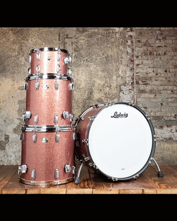 Ludwig Legacy Maple 4-Piece Drum Set - Hybrid Copper Sparkle