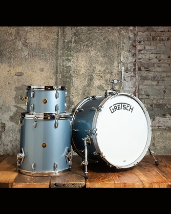 Gretsch Broadkaster 3-Piece Drum Set - Gloss Ice Blue Metallic