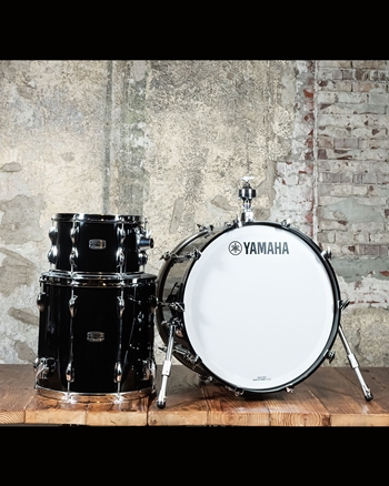 Yamaha Recording Custom 3-Piece Drum Set - Solid Black