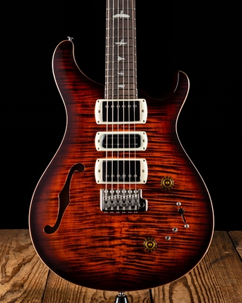 PRS SE Special Semi-Hollow - Orange Tiger Smokeburst
