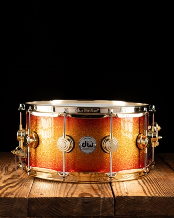 Drum Workshop 6.5"x14" Collector's Series Snare Drum - Cherry Gold Glitz