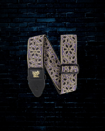 Ernie Ball 2" Classic Jacquard Guitar/Bass Strap - Jasmine & Juice