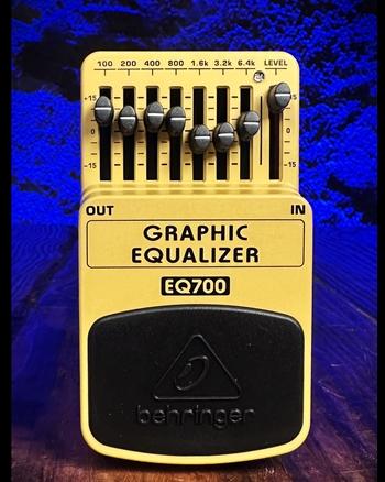 Behringer EQ700 7-Band Graphic Equalizer Pedal *USED*