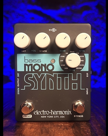 Electro-Harmonix Bass Mono Synth Bass Synthesizer Pedal *USED*