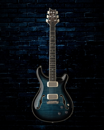 PRS SE Hollowbody II Piezo - Peacock Blue Smokeburst
