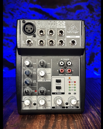 Behringer XENYX 502 - 3-Channel Mixer and Mic Preamp *USED*