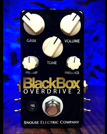 Snouse Black Box Overdrive 2 Stage Pro Mod Pedal *USED*