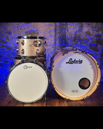 Ludwig Classic Maple Jazzette 4-Piece Drum Set - Champagne Glass *USED*