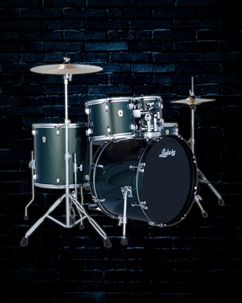 Ludwig Accent Series Drive 5-Piece Drum Set -Jade Dust