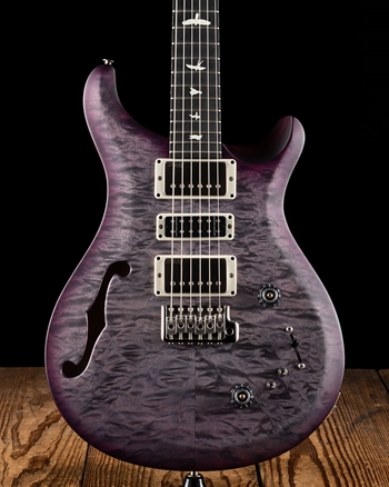 PRS Wood Library S2 Special Semi-Hollow - Faded Gray Black Purple Burst