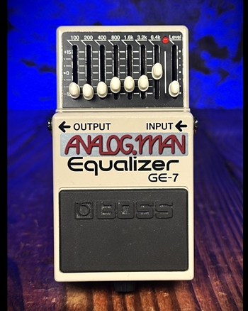 Analog Man Boss GE-7 Graphic Equalizer Pedal *USED*