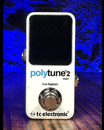 TC Electronic PolyTune 2 Mini Poly-Chromatic Tuner Pedal *USED*