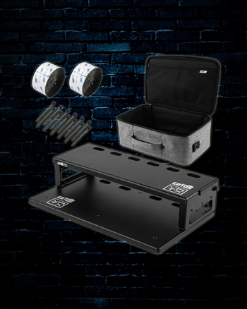 Gator Vertex 17"x10" Travel Lite Pedalboard & Riser w/Padded Gig Bag