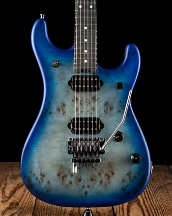 EVH 5150 Series Deluxe Poplar Burl - Aqua Burst *USED*