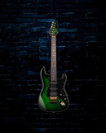 Suhr Limited Edition Classic S Studio - Trans Green Burst